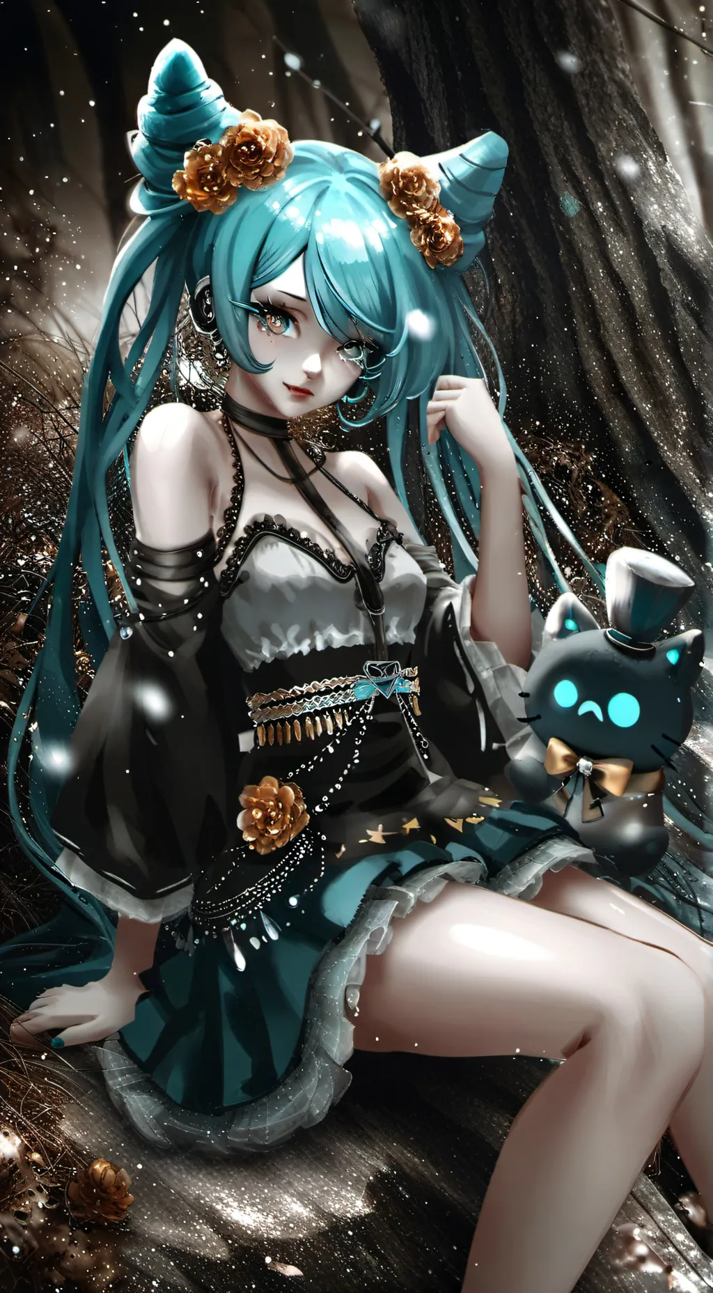 ai character: Lonna Miku background