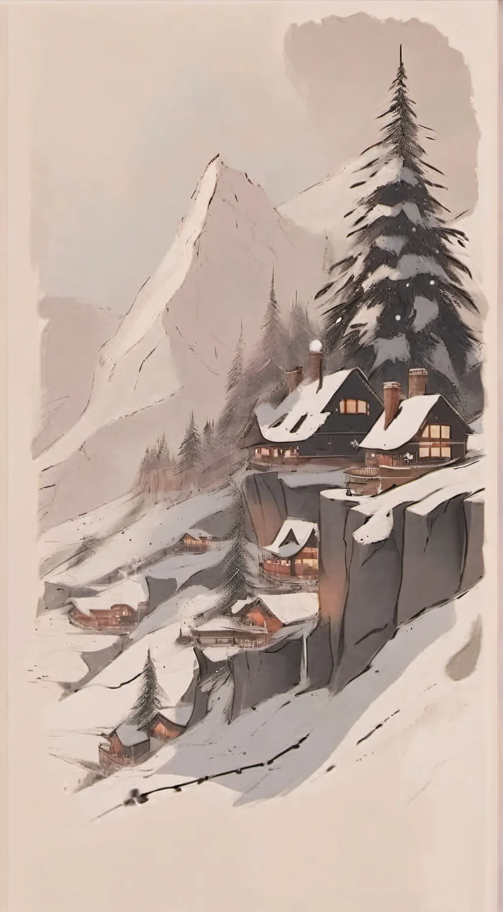 ai character: Christmas part 2  background