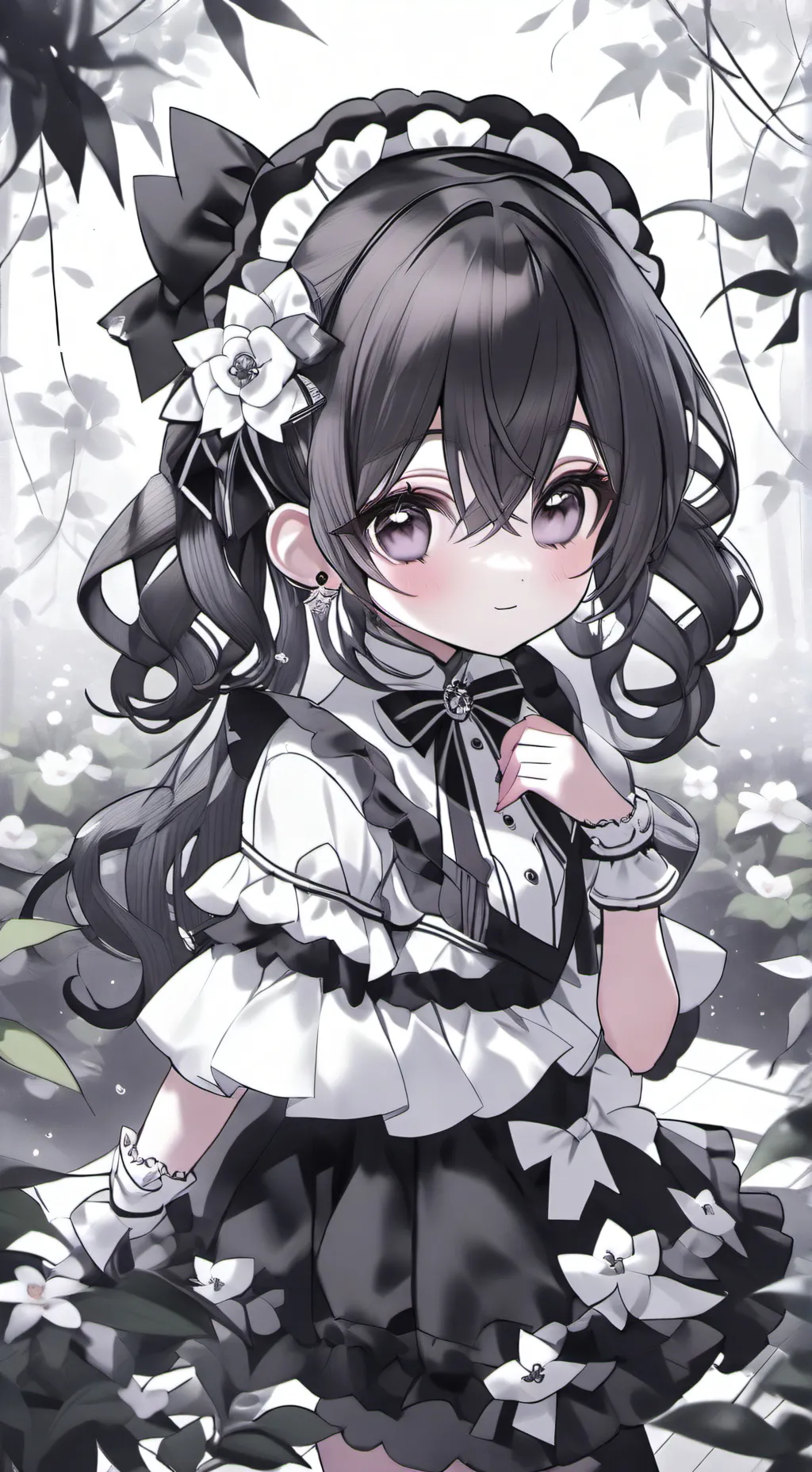 ai character: spruunki baby background