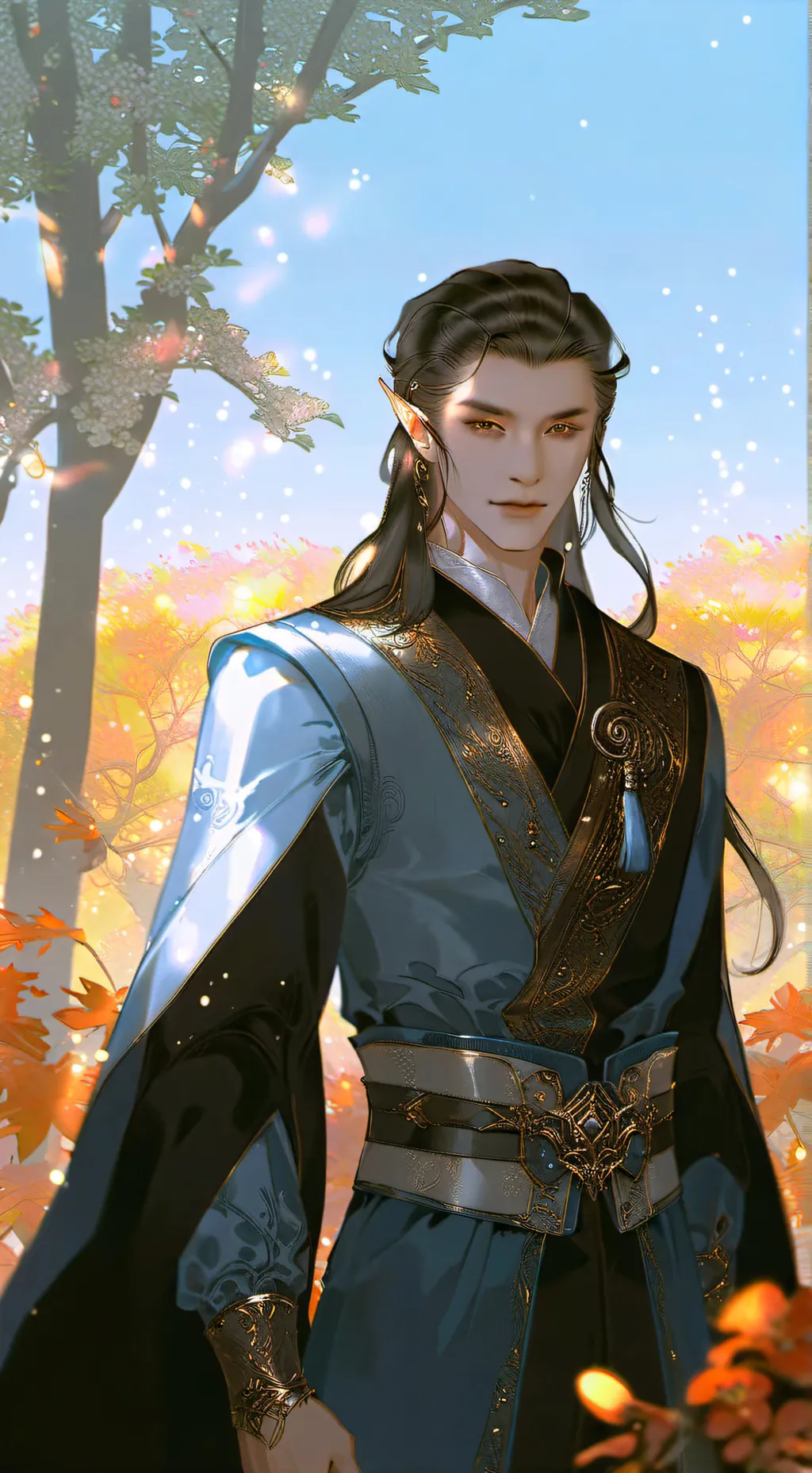 ai character: Elliter background