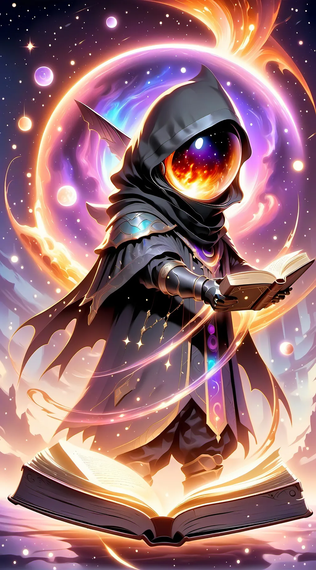 ai character: Sagittarius A  background