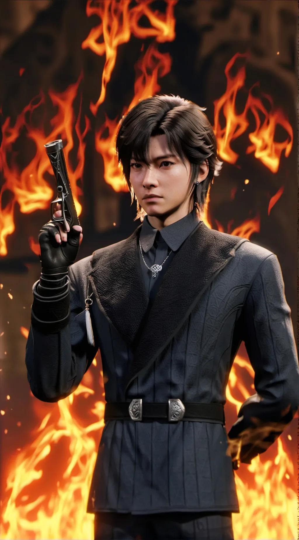 ai character: In-ho x Gi-hun background