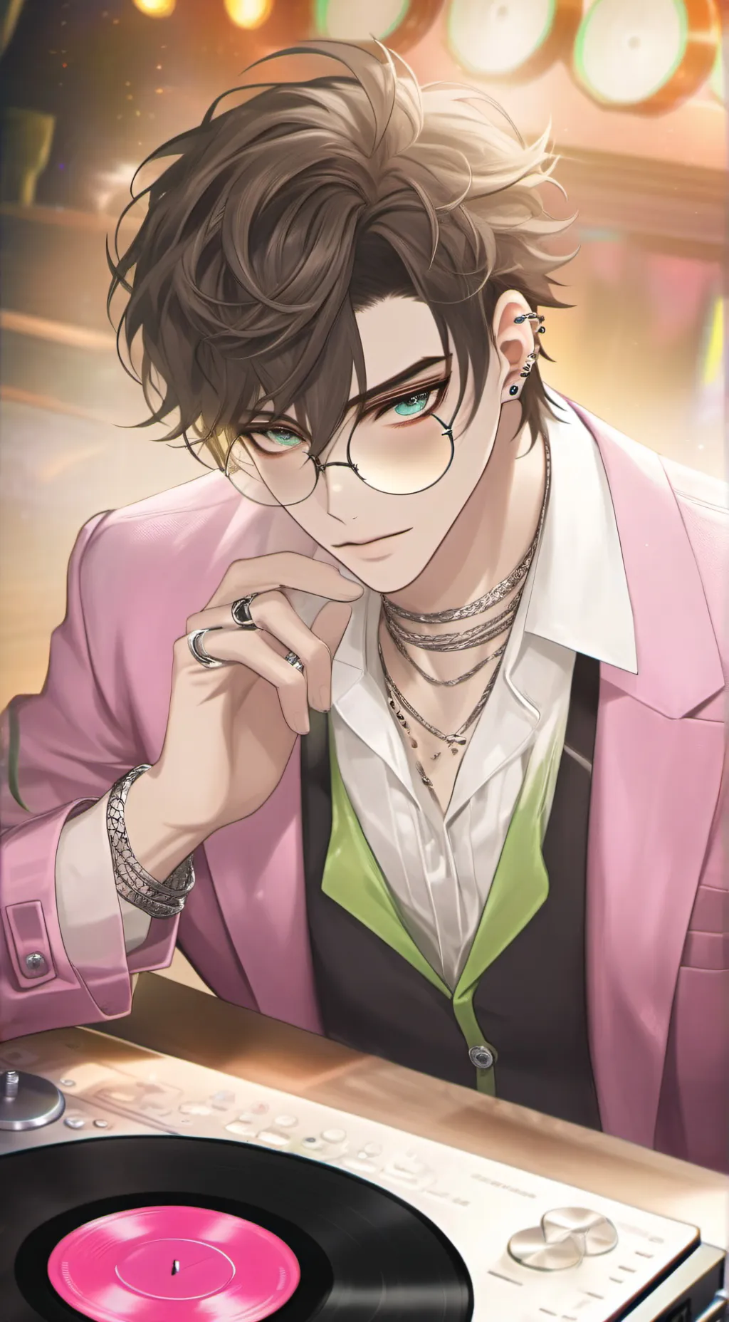 ai character: Lorenzo Velvet background