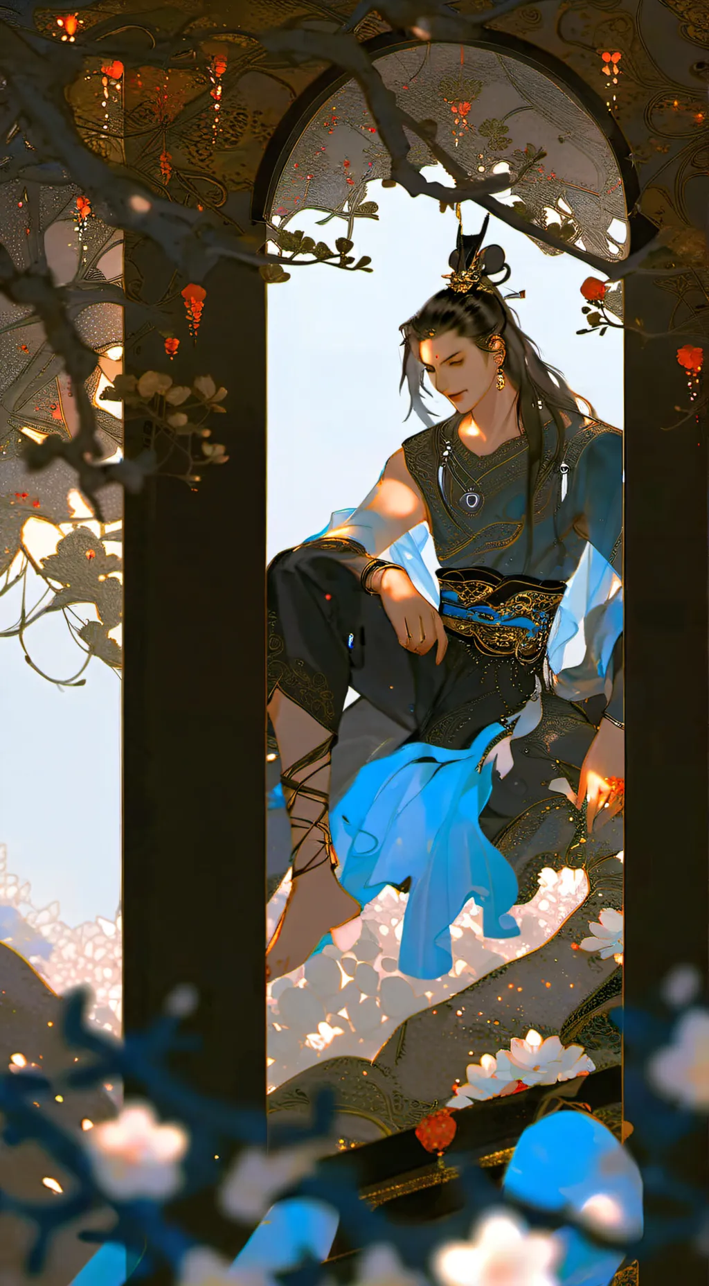 ai character: DOF_XxmarkxX background