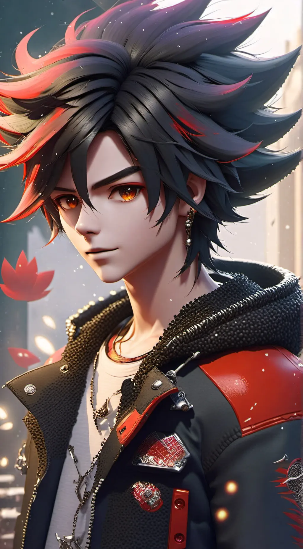 ai character: Shadow x Nyx background