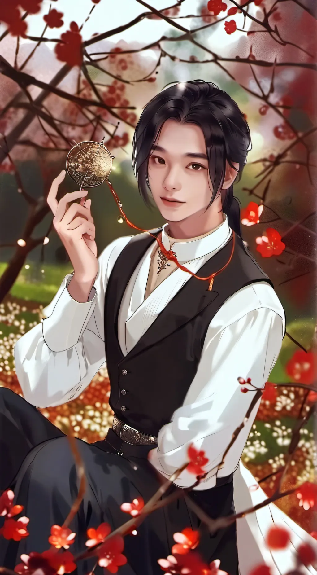 ai character: HYUNJIIIN background