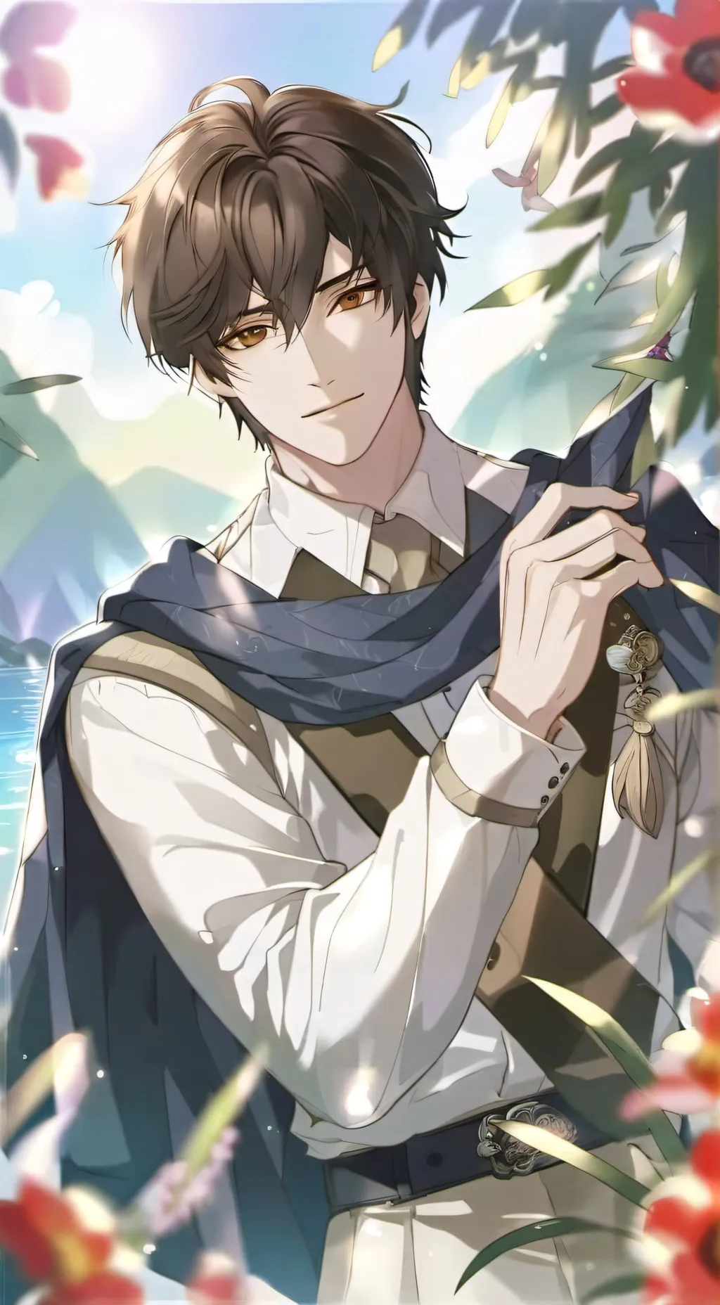 ai character: Mark background