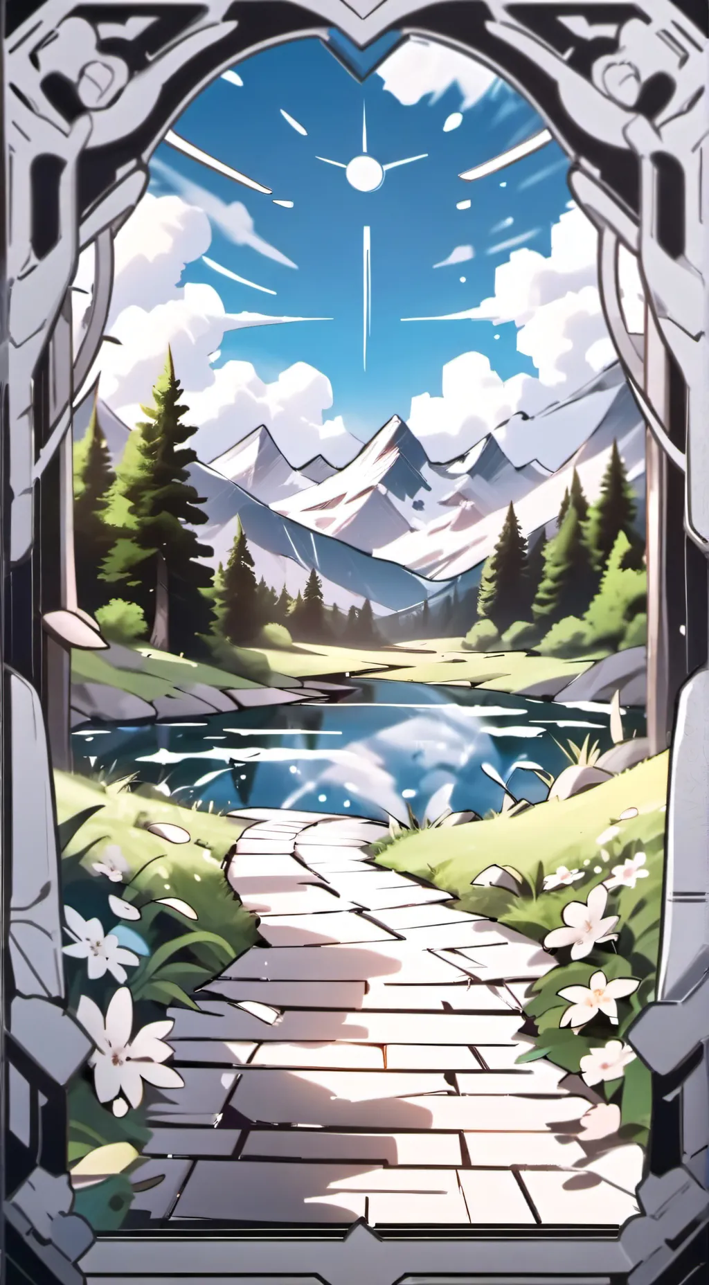 ai character: Leon's hideout!🤫 background