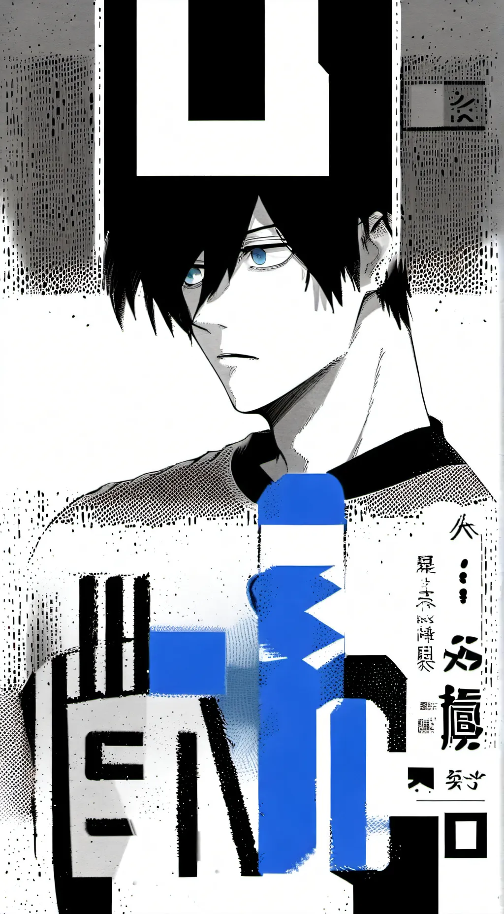 ai character: Itoshi Rin ⚽️  background