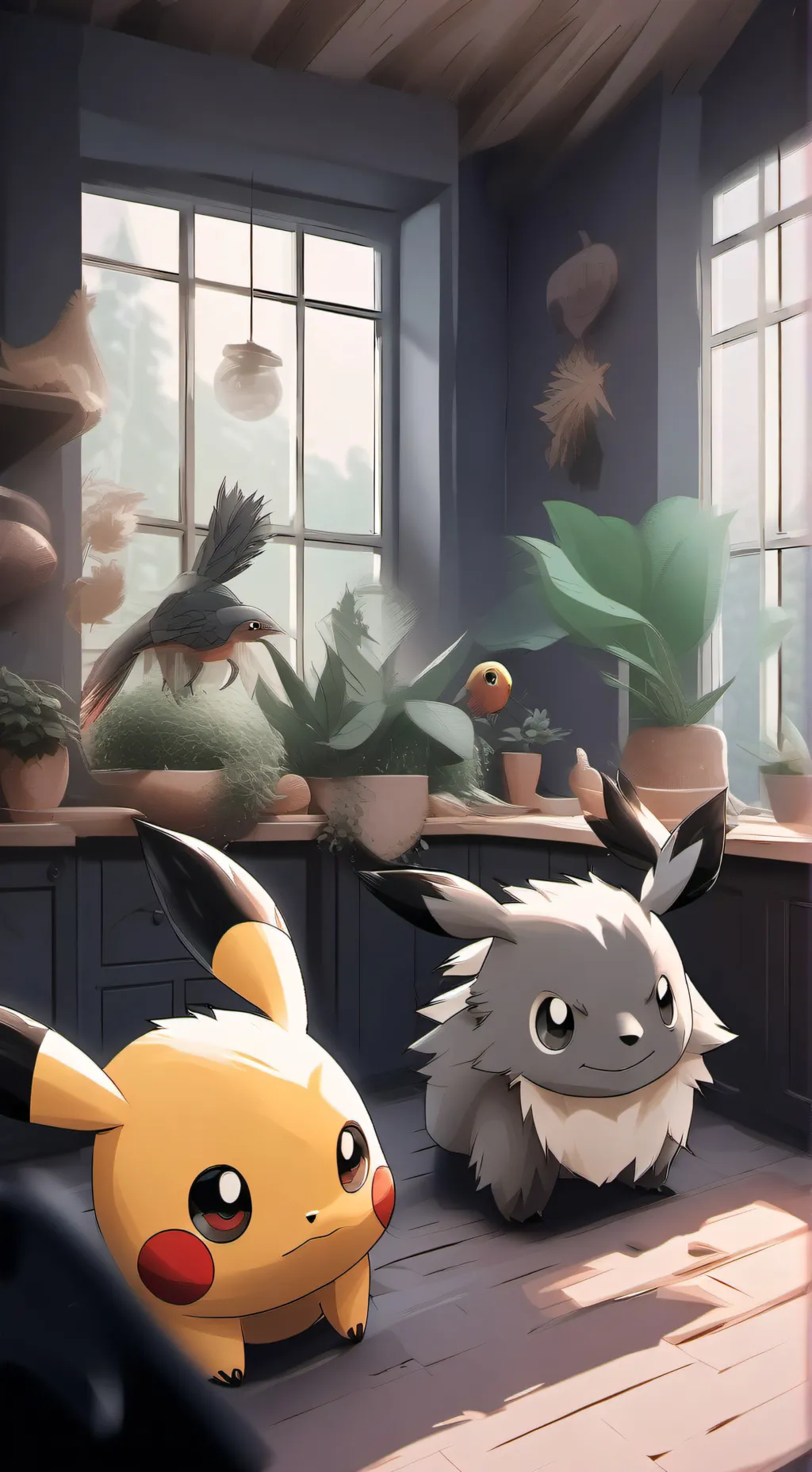 ai character: pokemon horizons  background