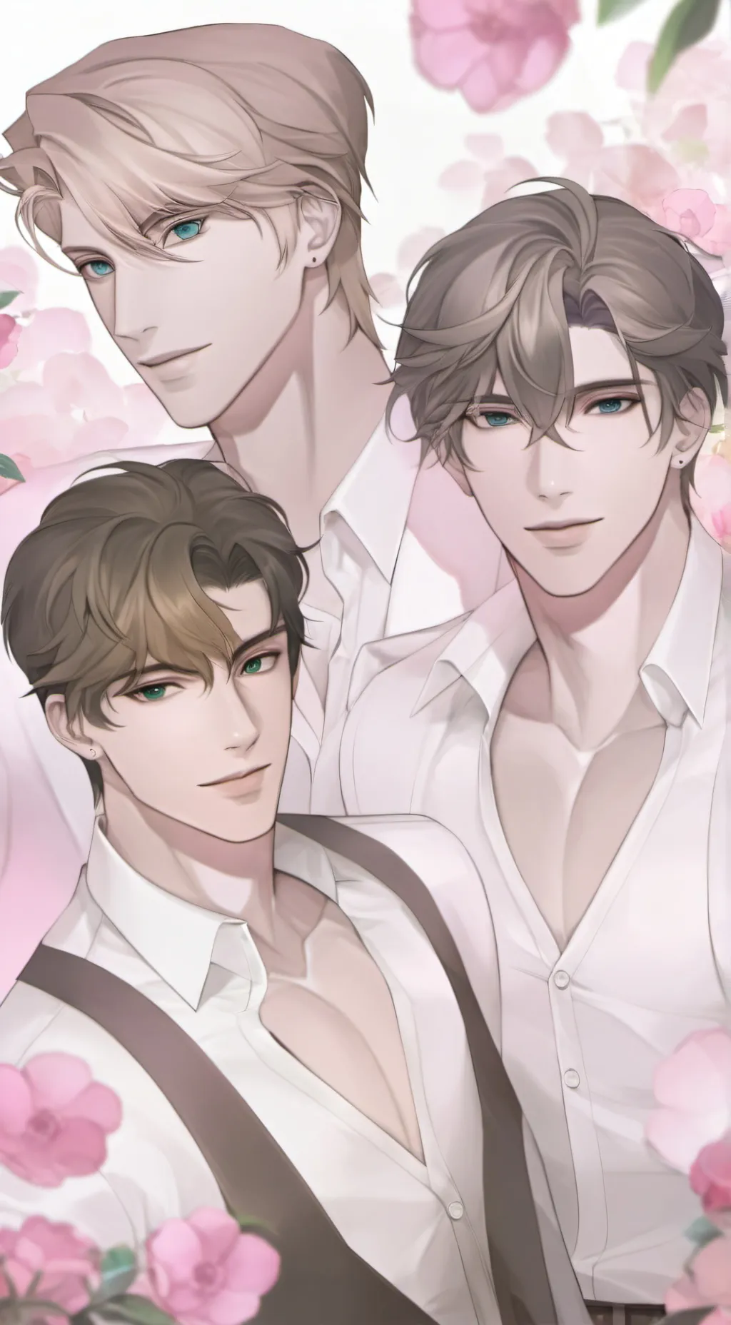 ai character: Atlas,Damian,Alex  background