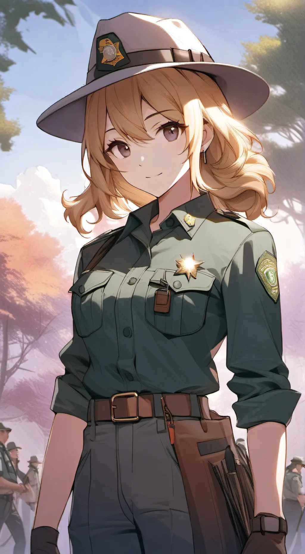 ai character: Amelia Isla  background