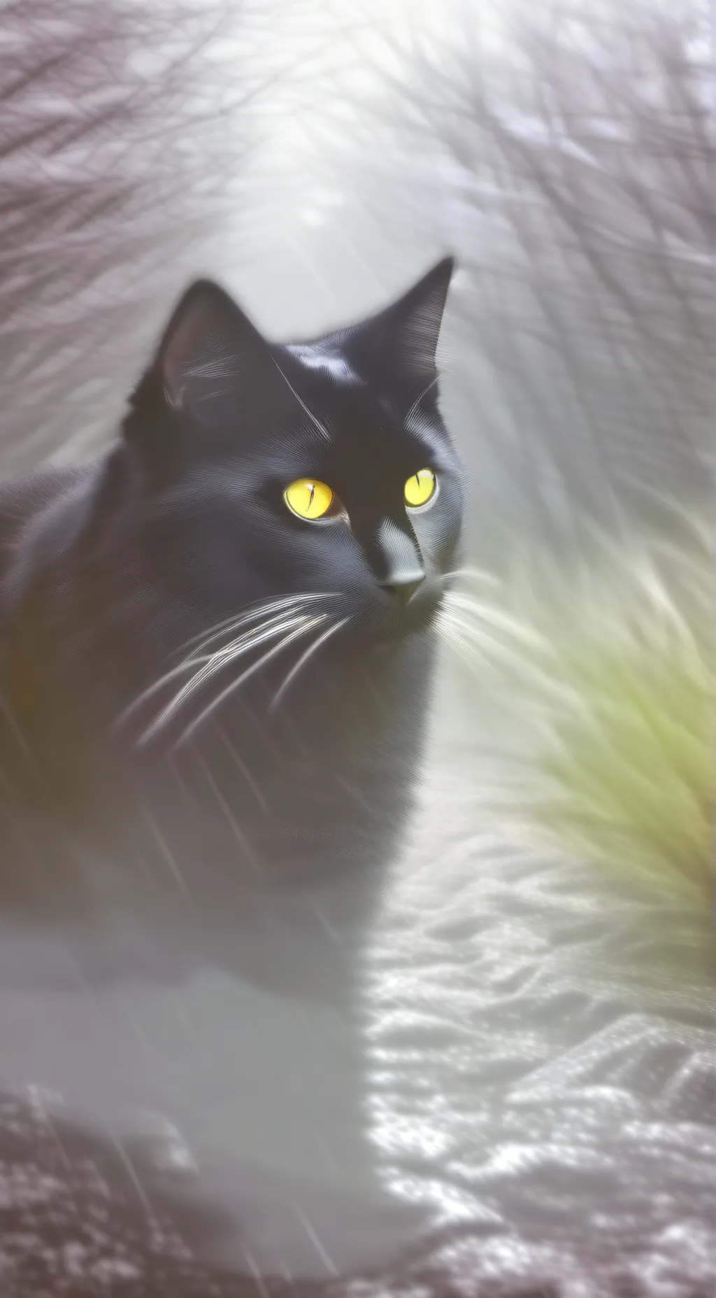 ai character: cat lover background