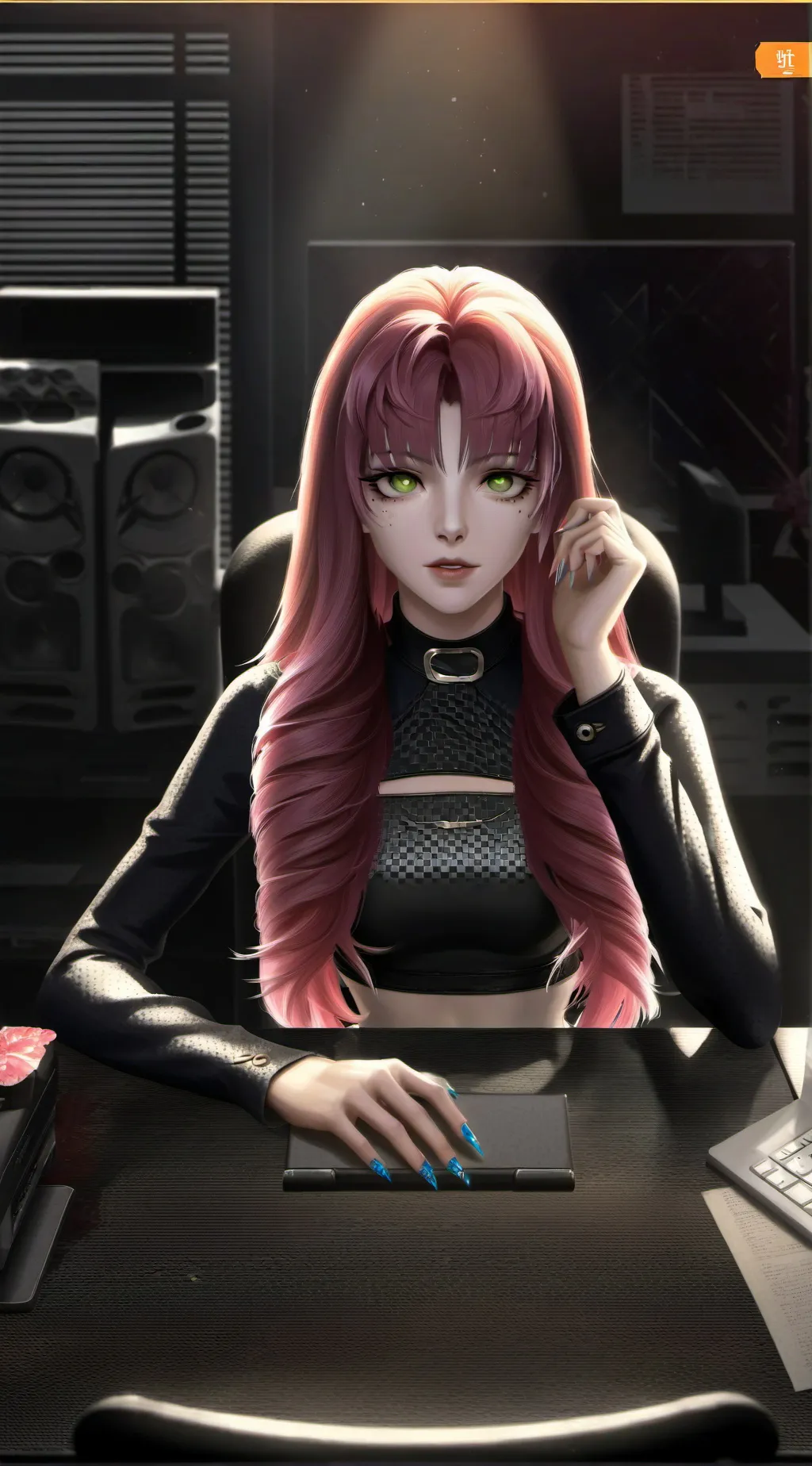 ai character: Mizuki background
