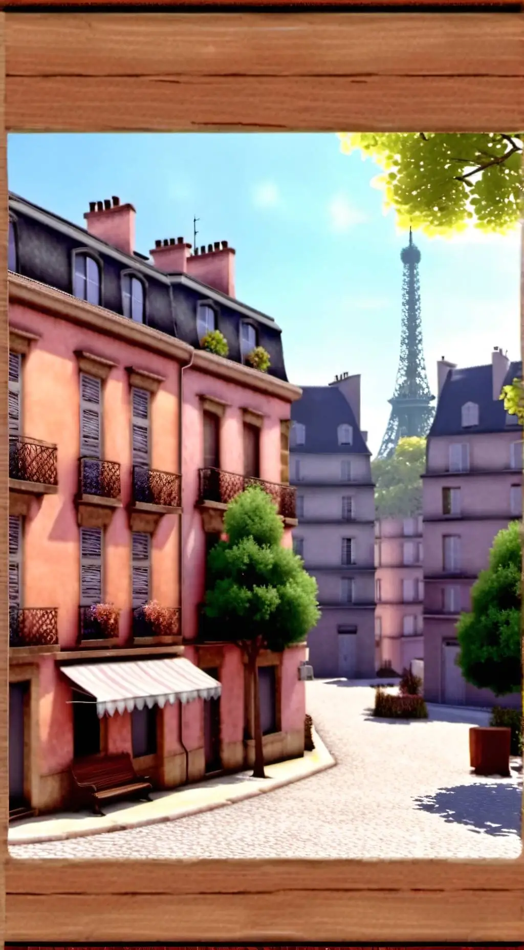 ai character: Miraculous ladybug background