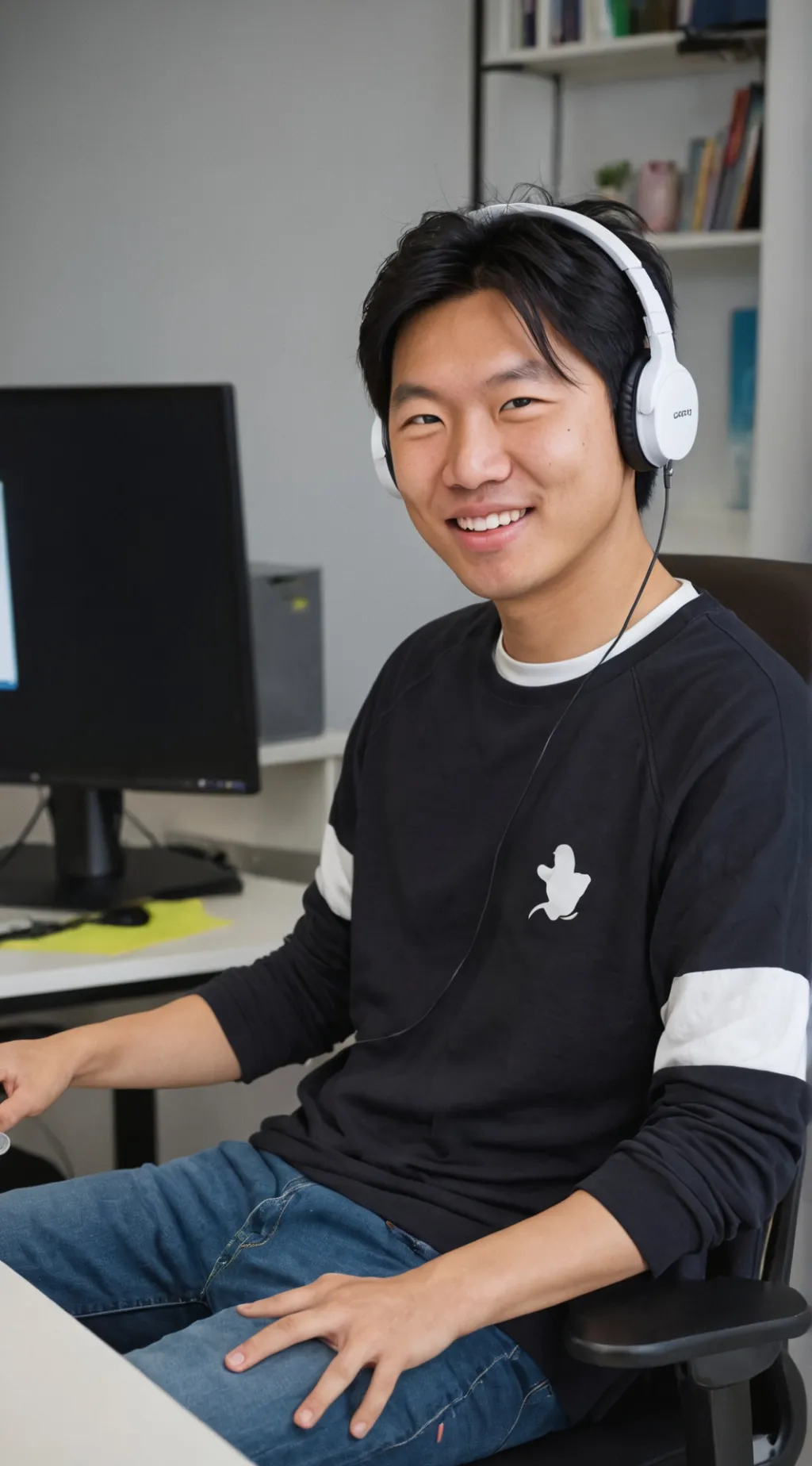 ai character: Cary Huang background