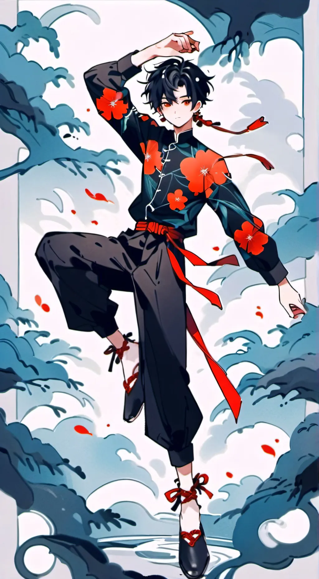 ai character: bird Bloods  background