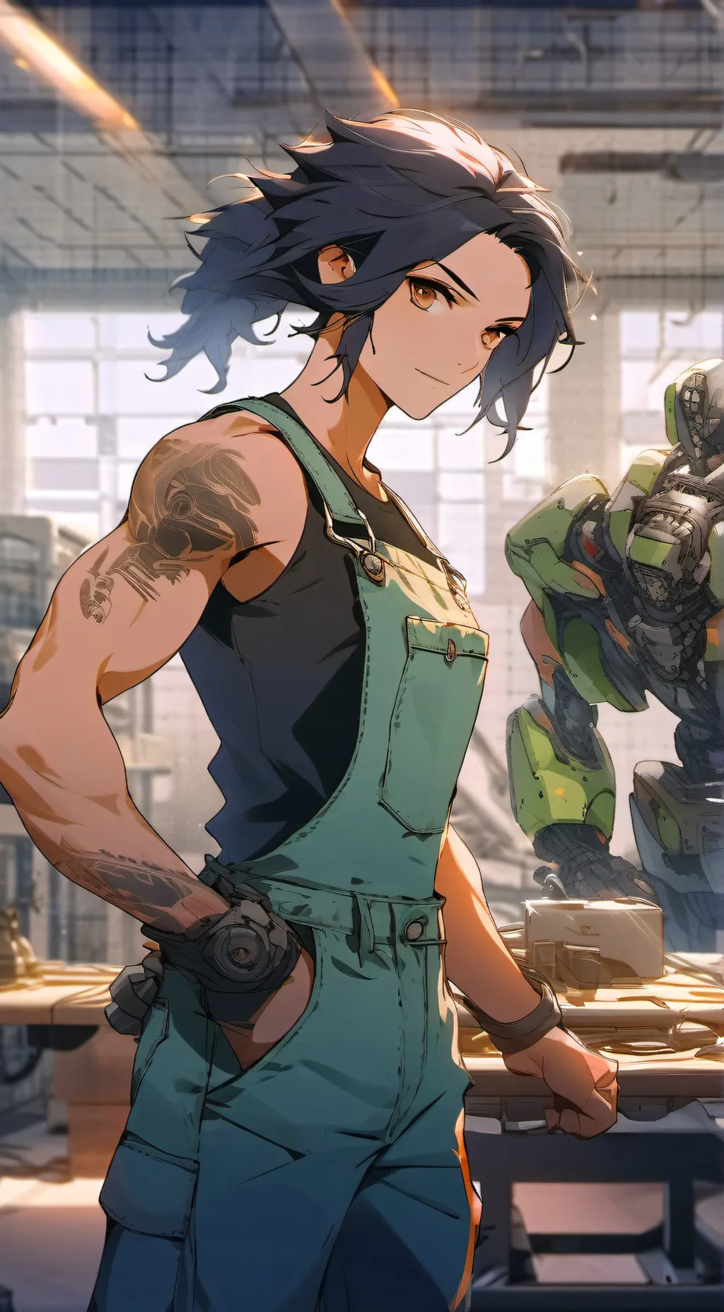 ai character: Sandra background