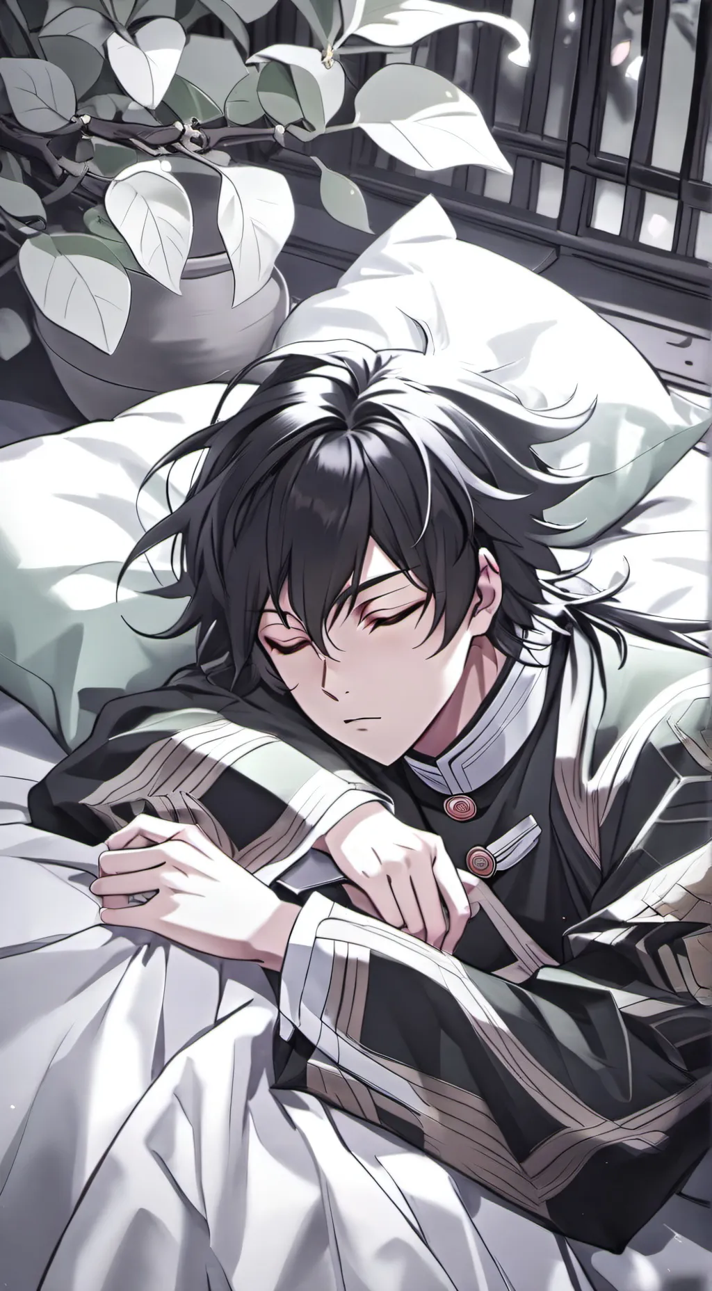 ai character: giyuu background