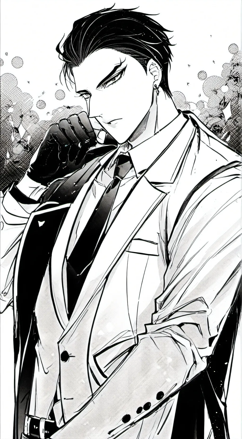 ai character:   { Lewis } background