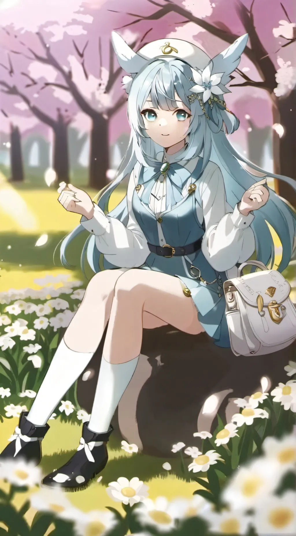 ai character: school group chat background