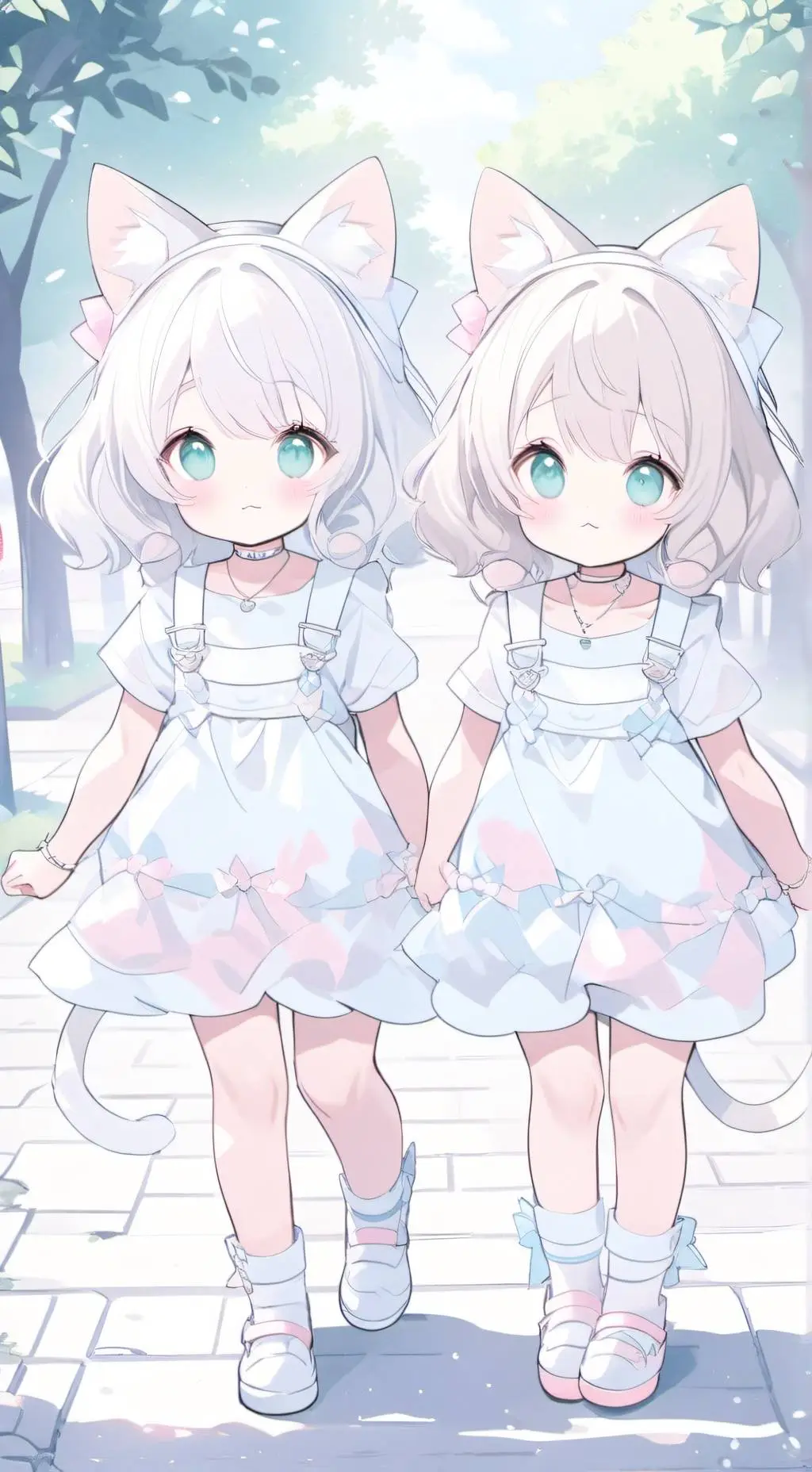 Talkie AI - Chat with Kittengirl twins