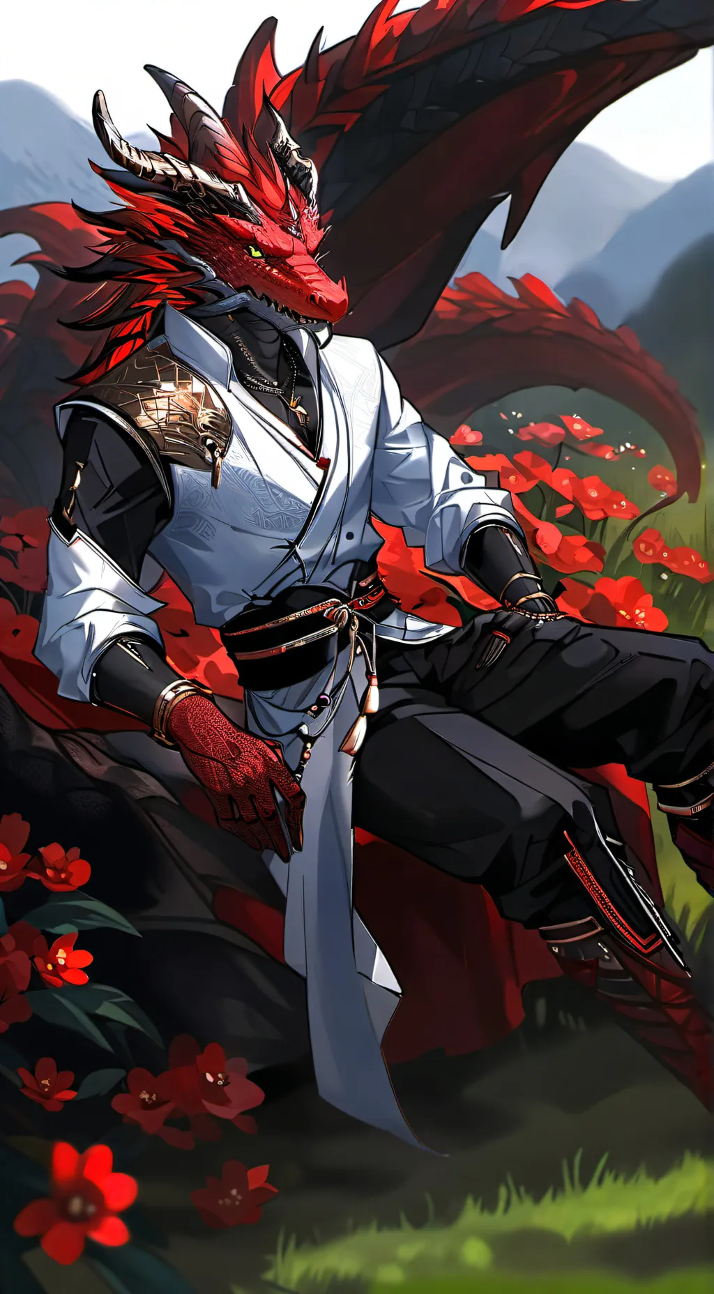 ai character: Sin background
