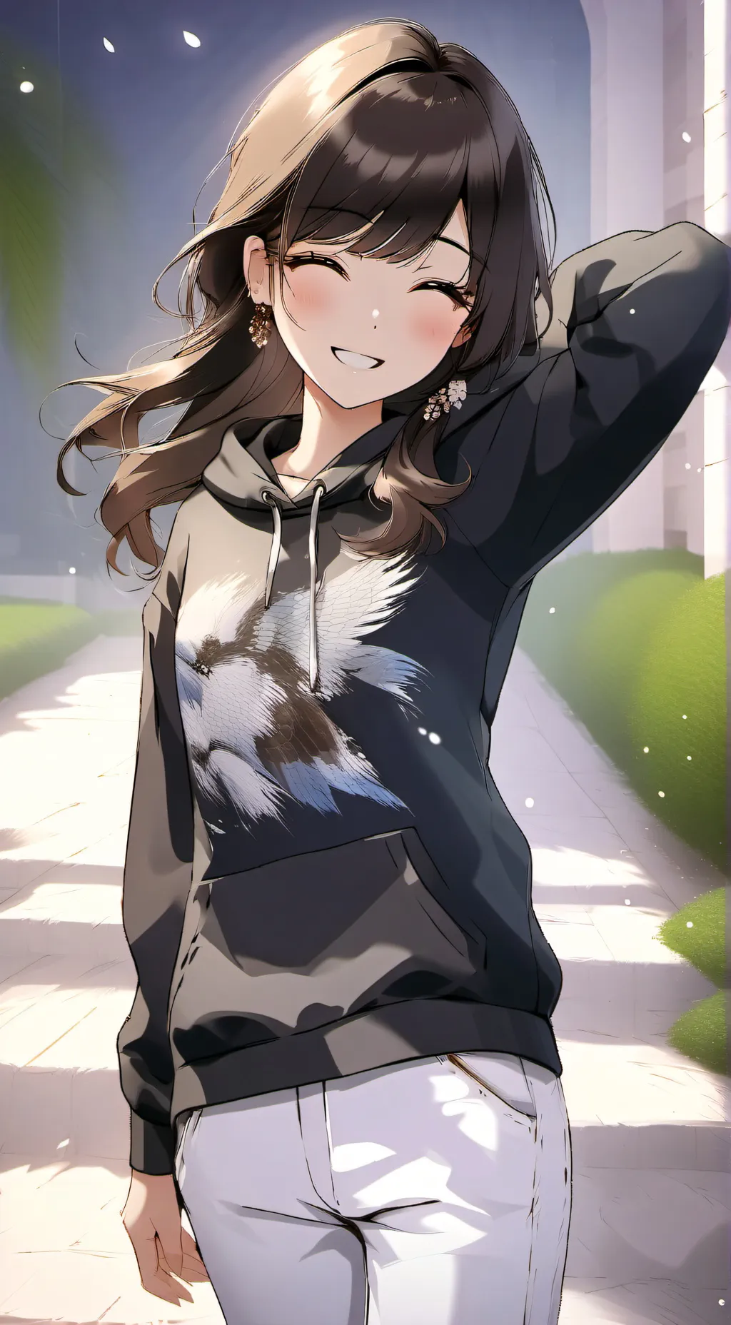 ai character: luna background
