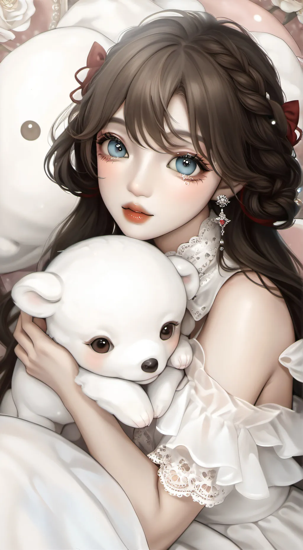 ai character: Amanda  background