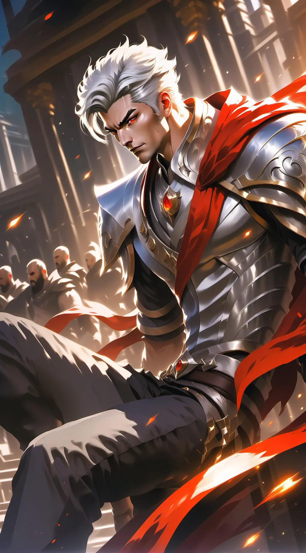 ai character: рыцарь background