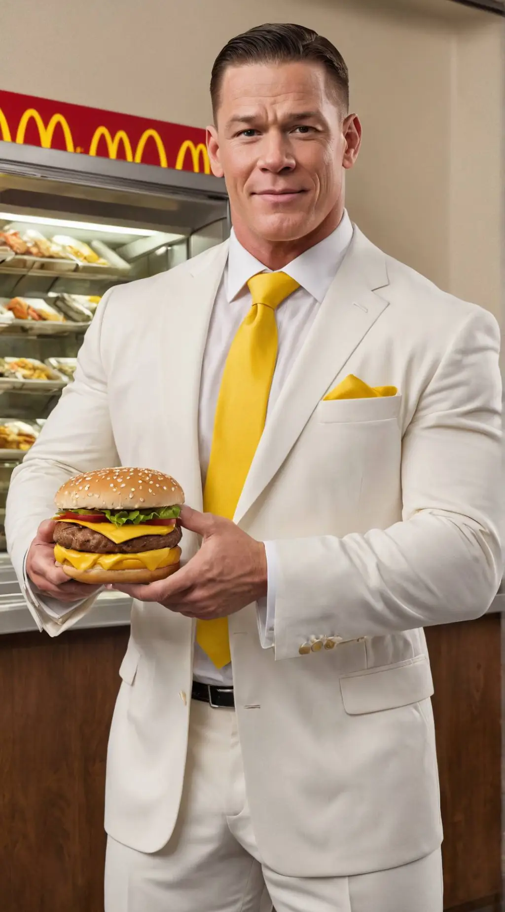 ai character: John Cena background