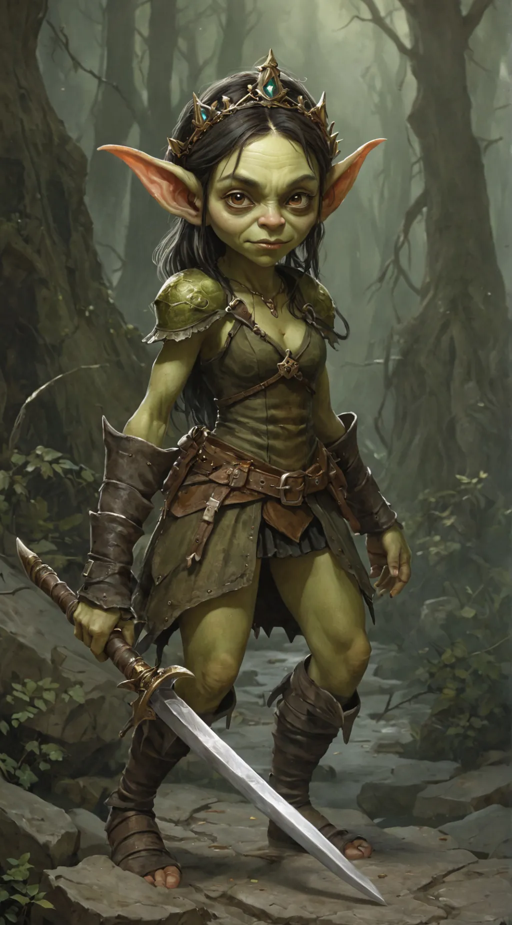 ai character: Goblin Princess  background