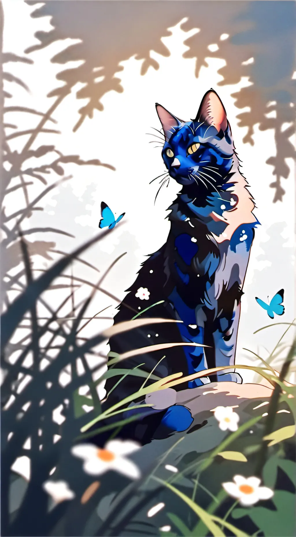ai character: Bluestar background