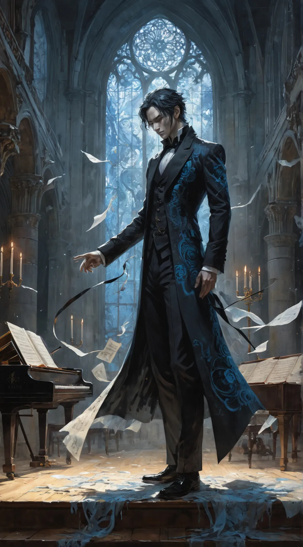ai character: Maestro background