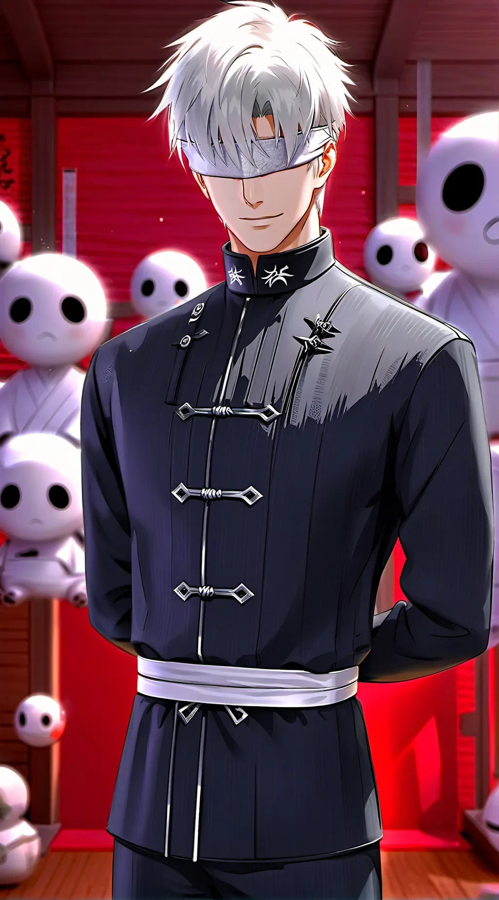 ai character: Satoru Gojo background