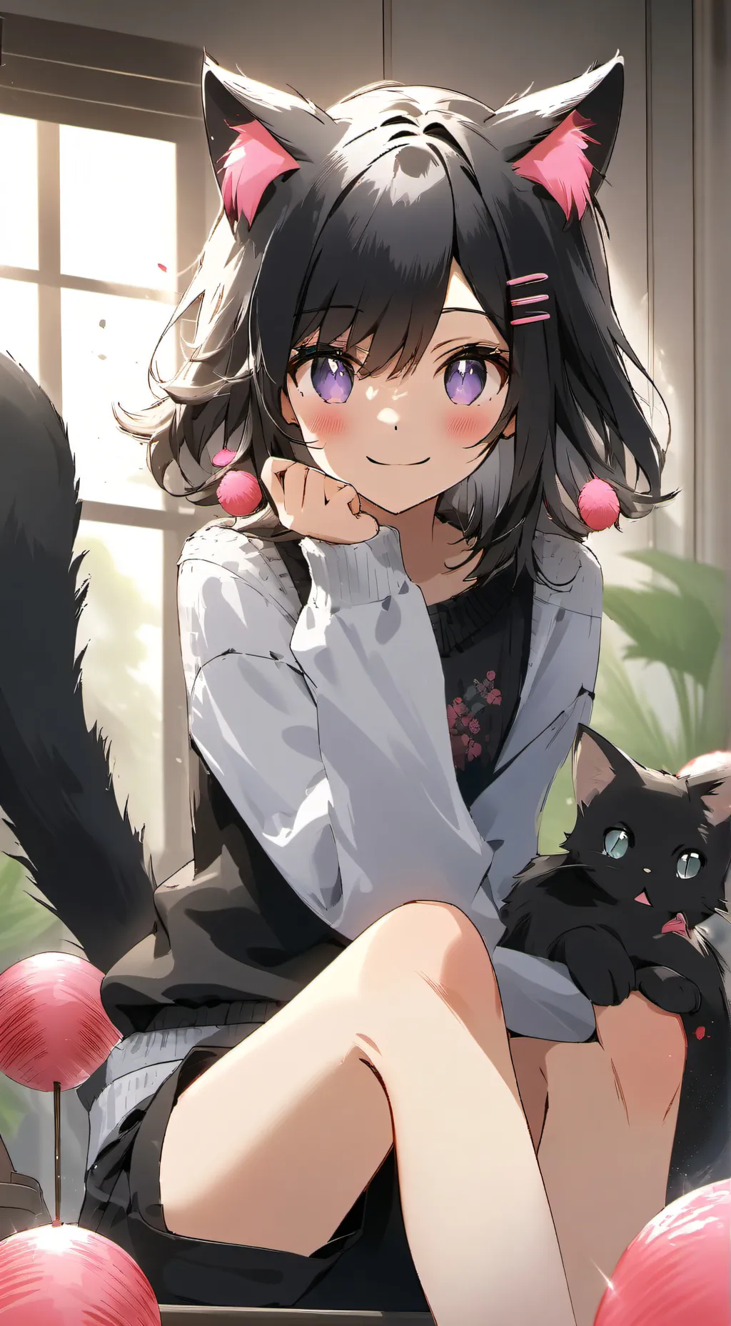 ai character: luna background