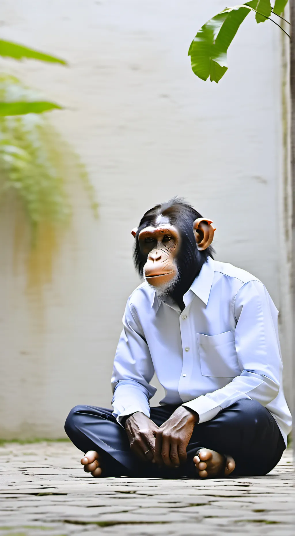 ai character: Monke background