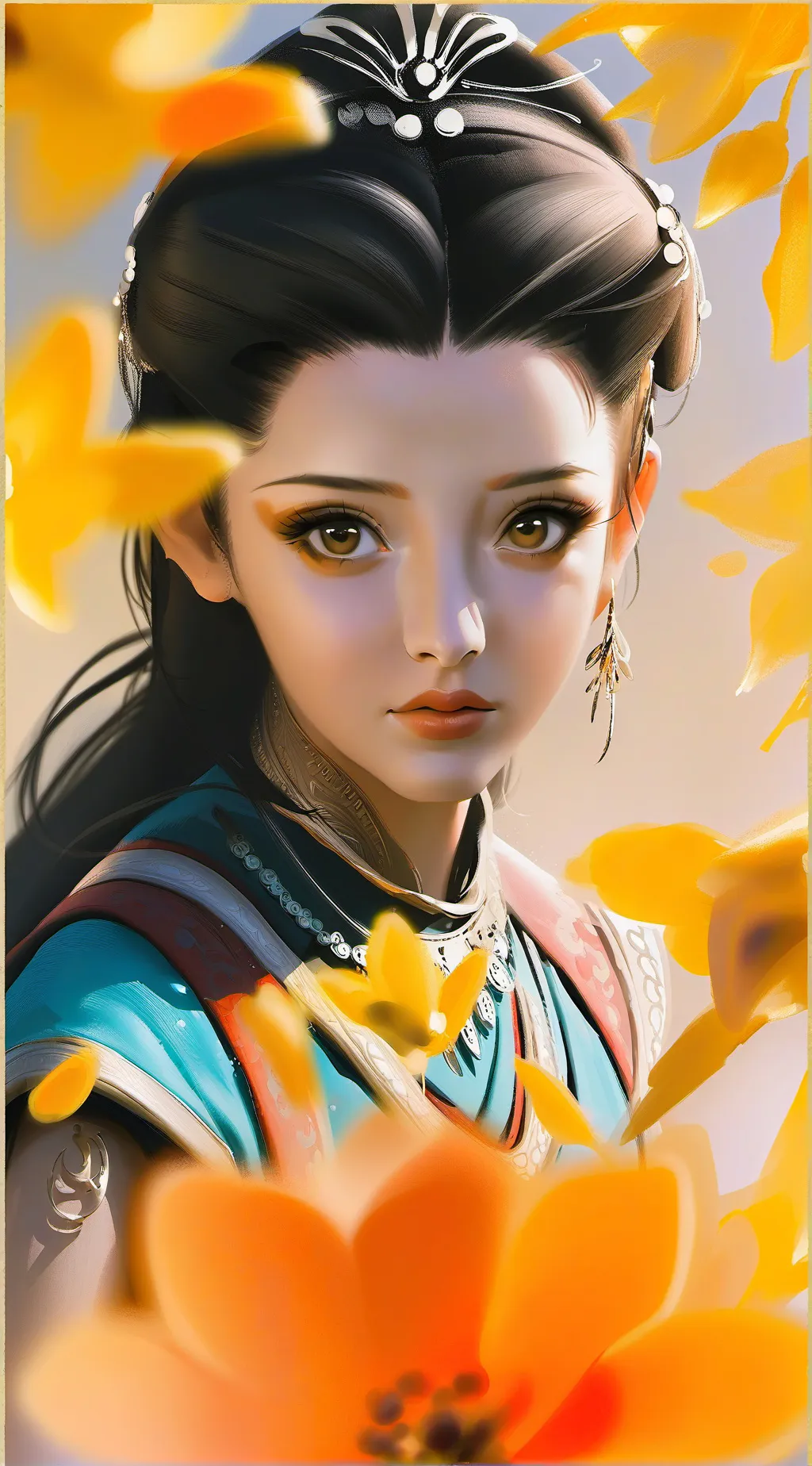 ai character: srrynki night body background