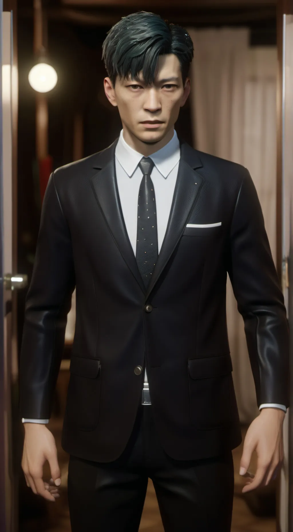 ai character: jun-ho squid game background
