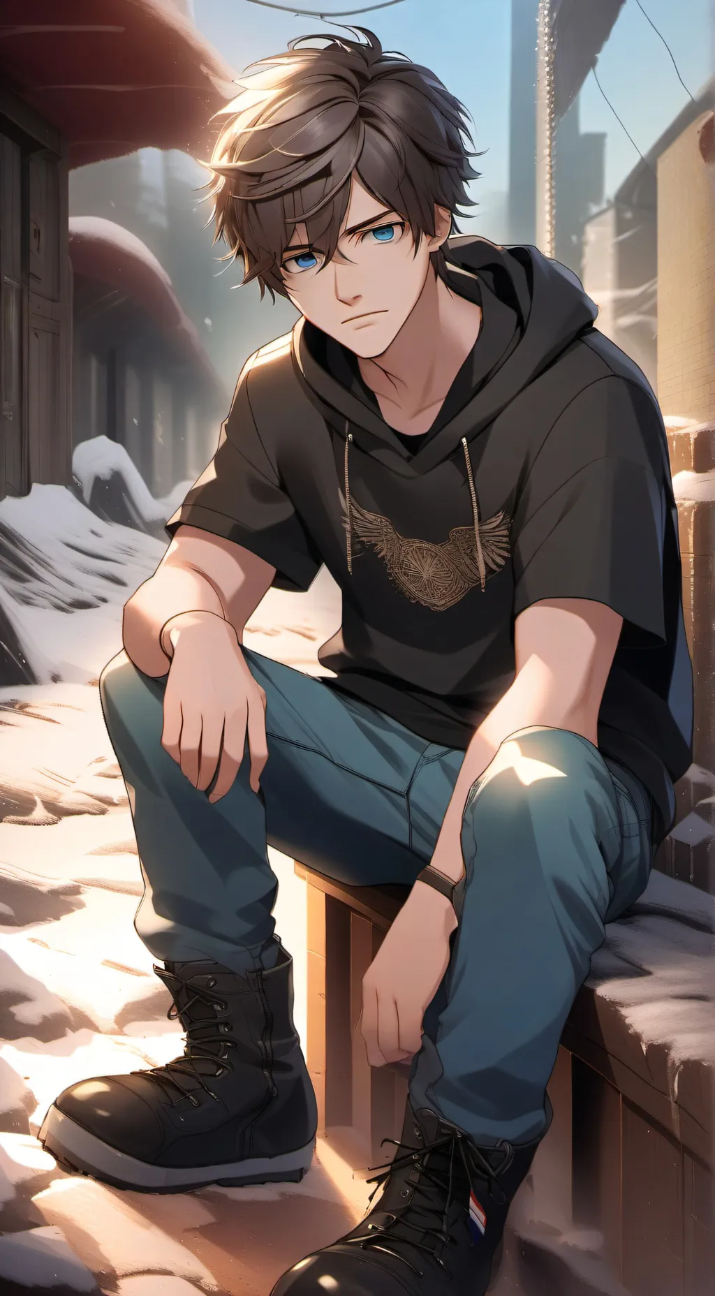 ai character: Isaac chroner background