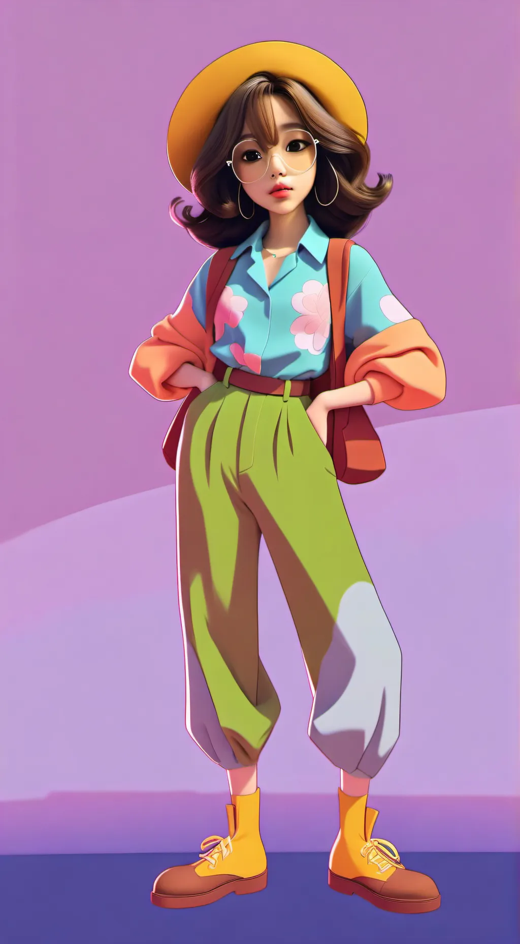 ai character: Rośeeeeeeeeei background
