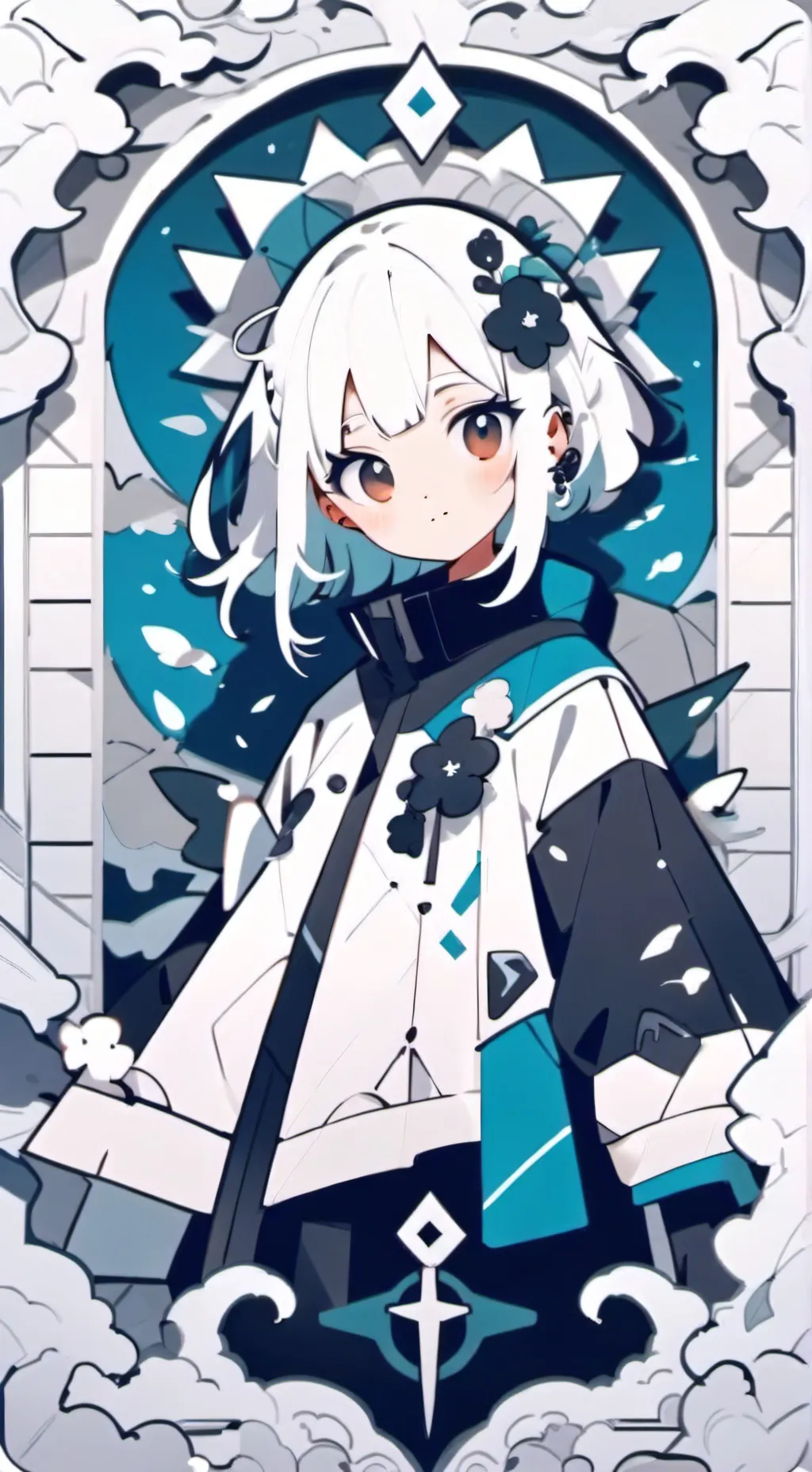ai character: Online school background