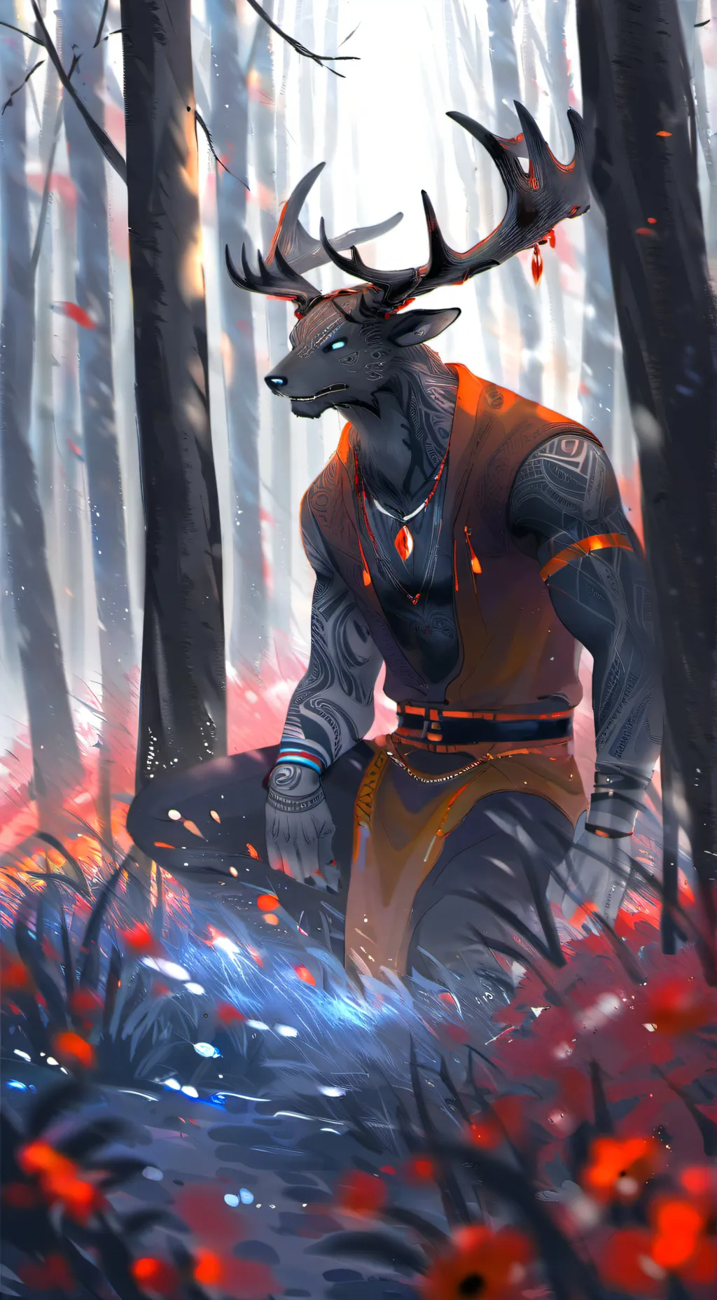 ai character: wendigo background