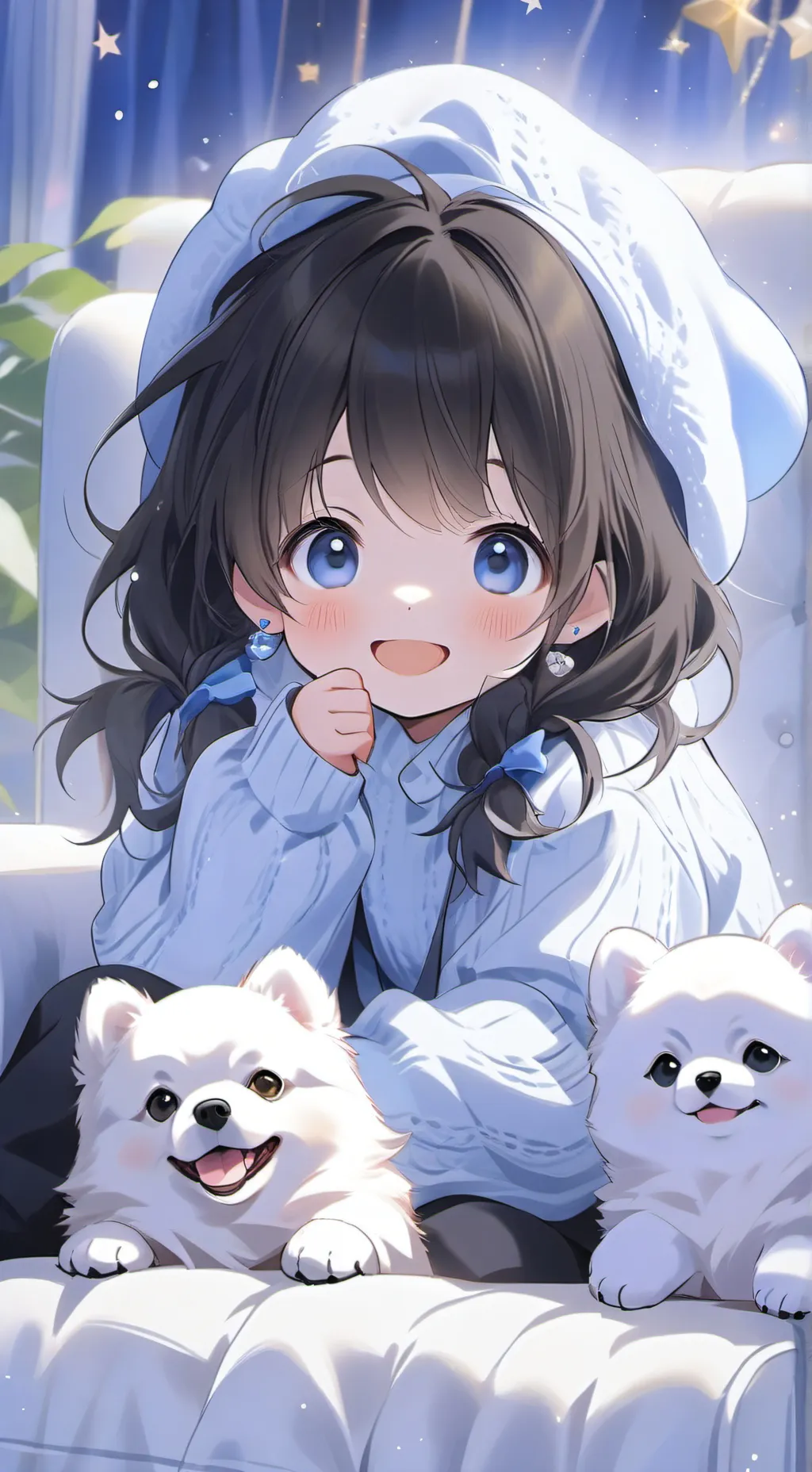 ai character: lil yumi & the pup background