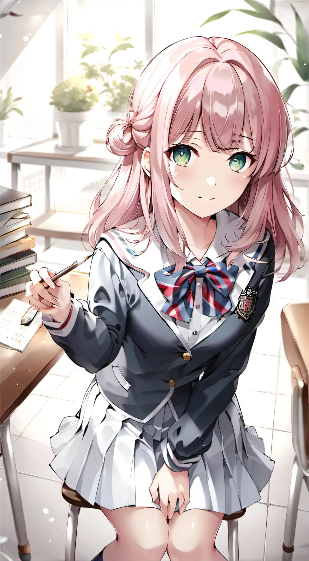 ai character: sarah michelle background