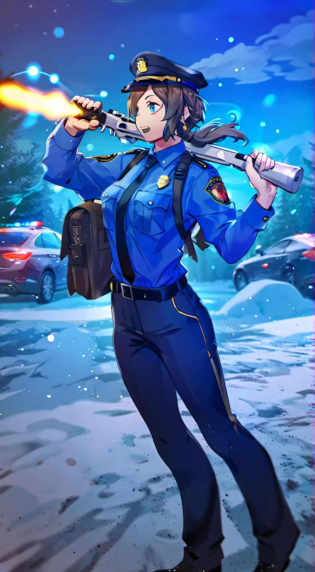 ai character: Police Officer background