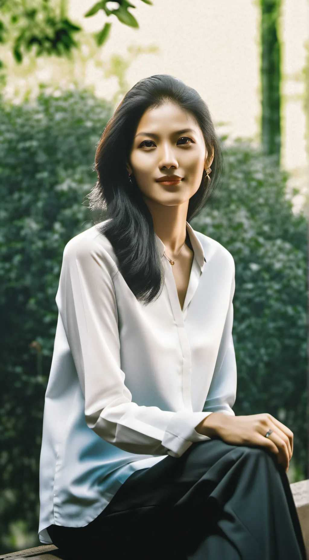 ai character: Lili ah background