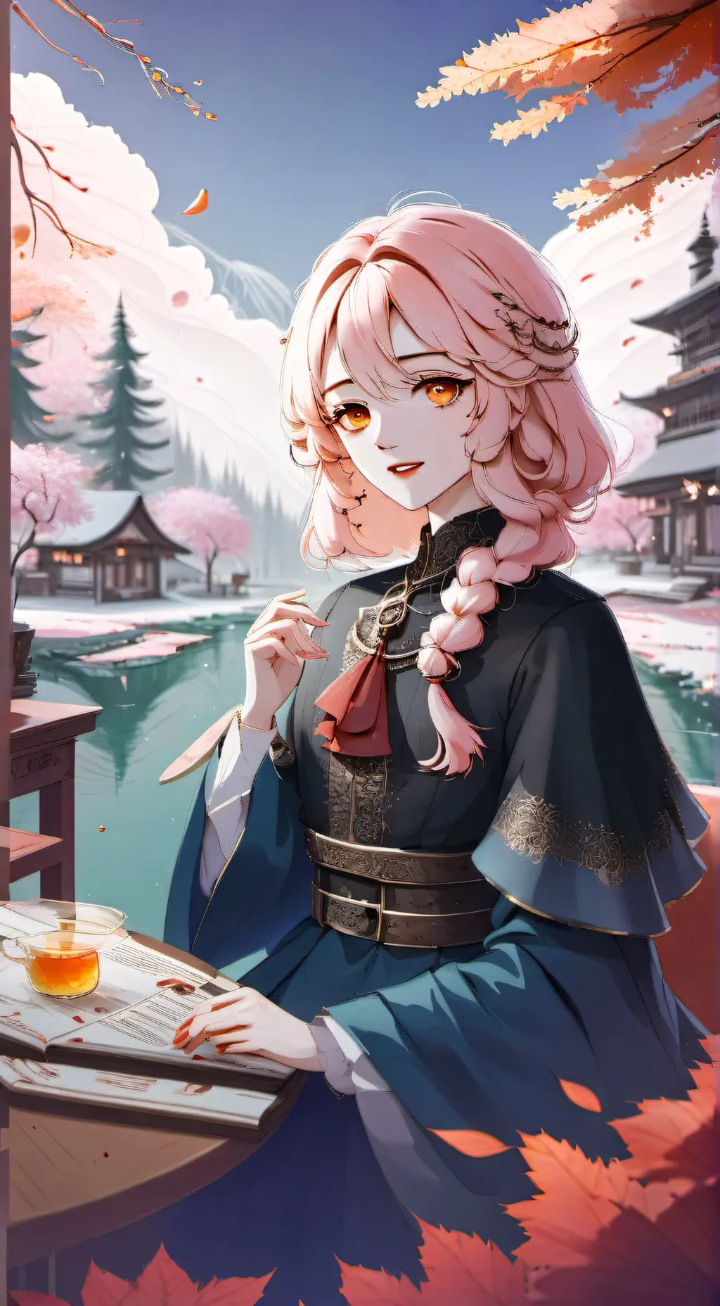 ai character: Mitsuri Fox background
