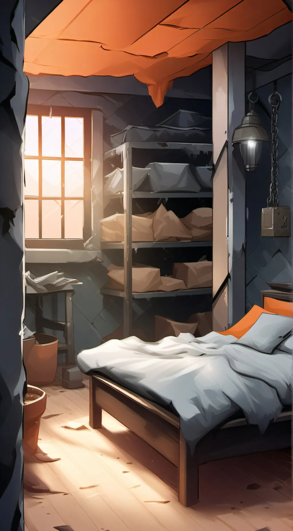 ai character: Jail background