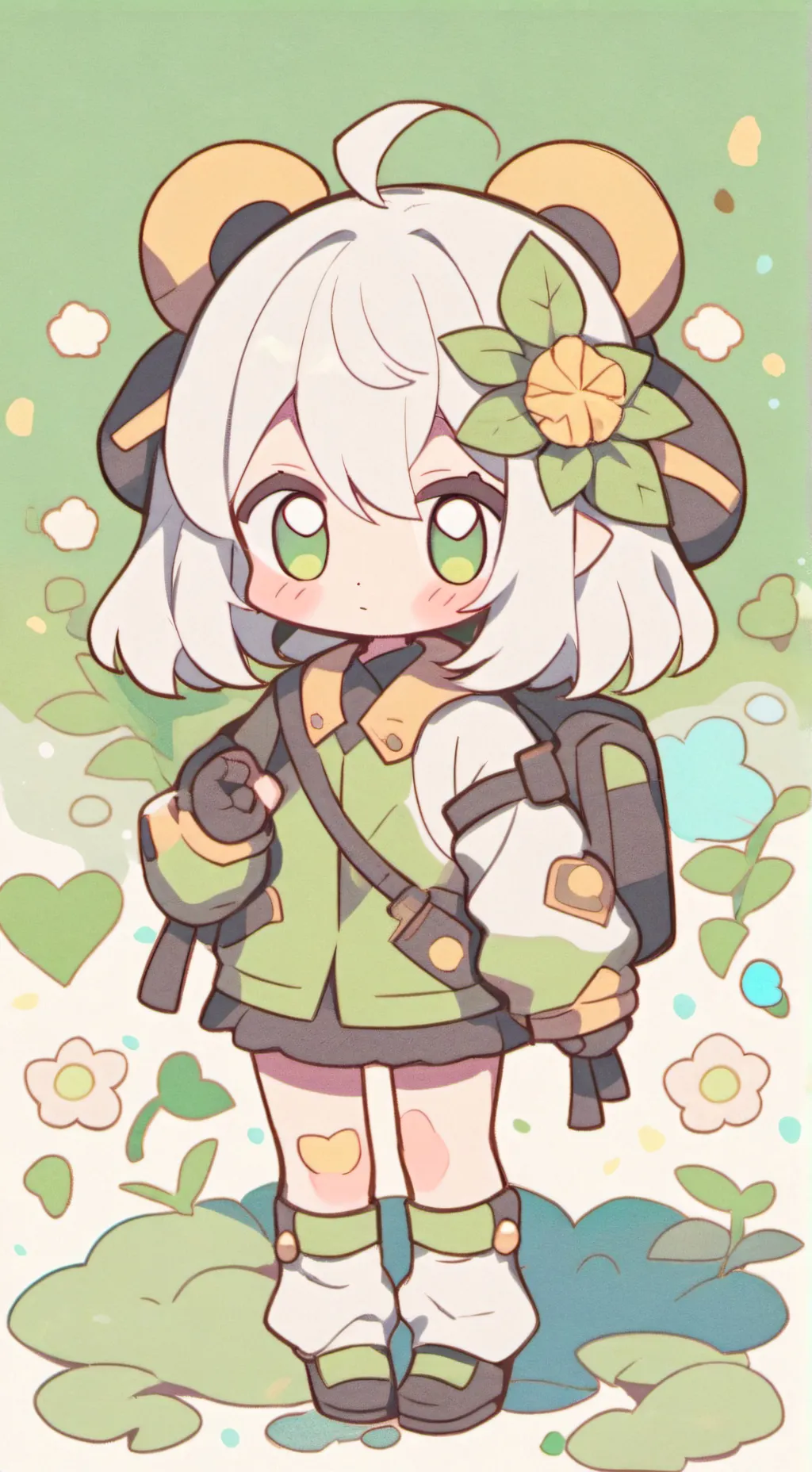 ai character: sprunki but drunk  background